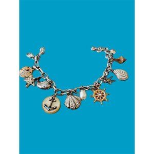 Brighton Cape Cod Shell Anchor Star Fish Charm